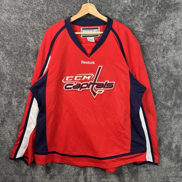 Washington Capitals Jersey Mens XL Red NHL Hockey CCM Reebok - Picture 1 of 10